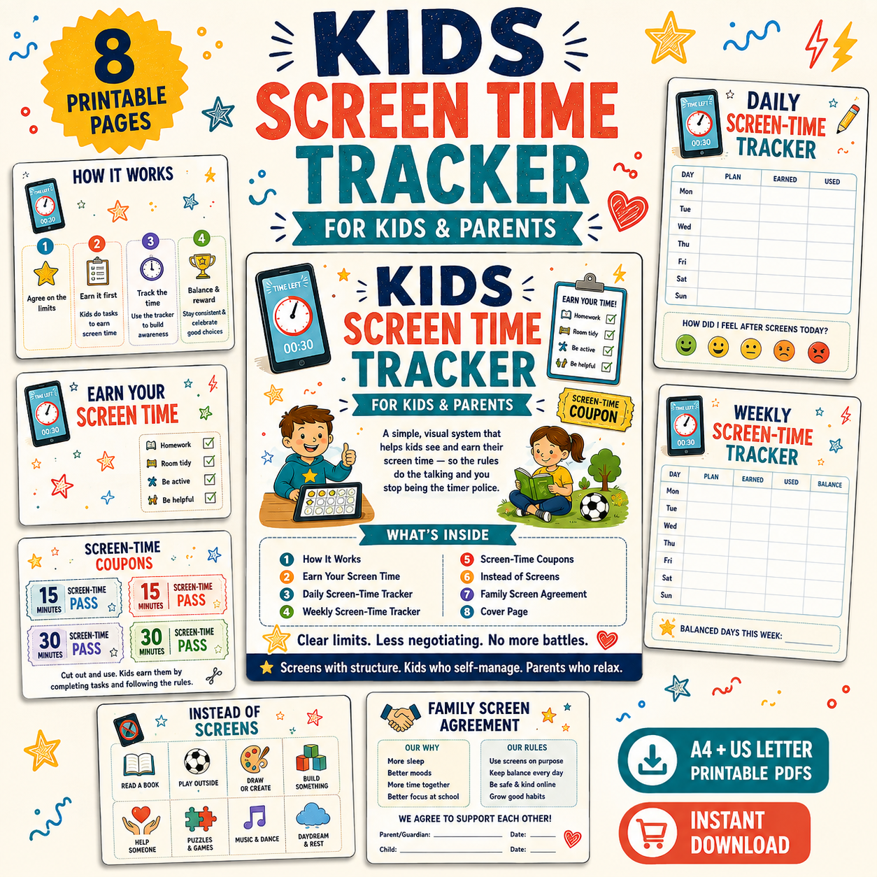 Kids Screen Time Tracker